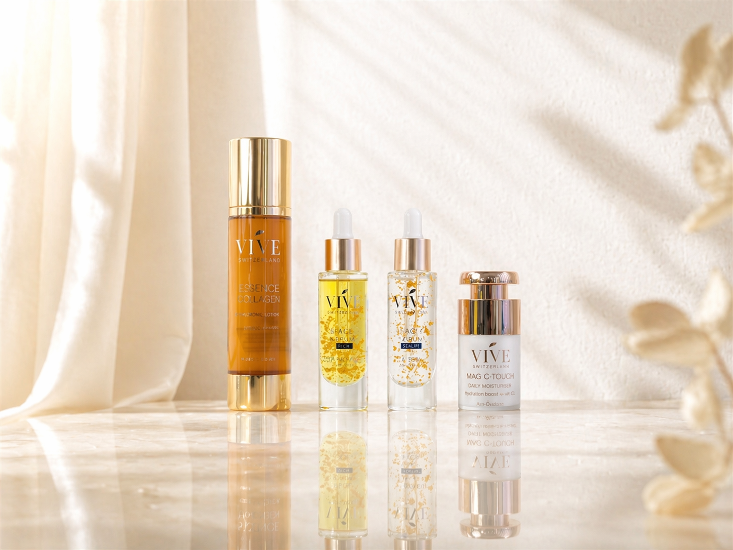 VIVE Switzerland – Luxury care with 24K gold and powerful ✨